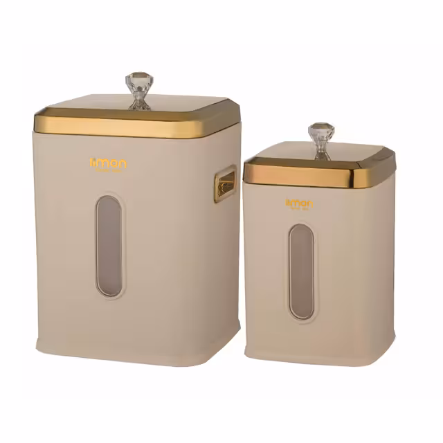 ست جای قند و شکر لیمون مدل چهار گوش کد 200