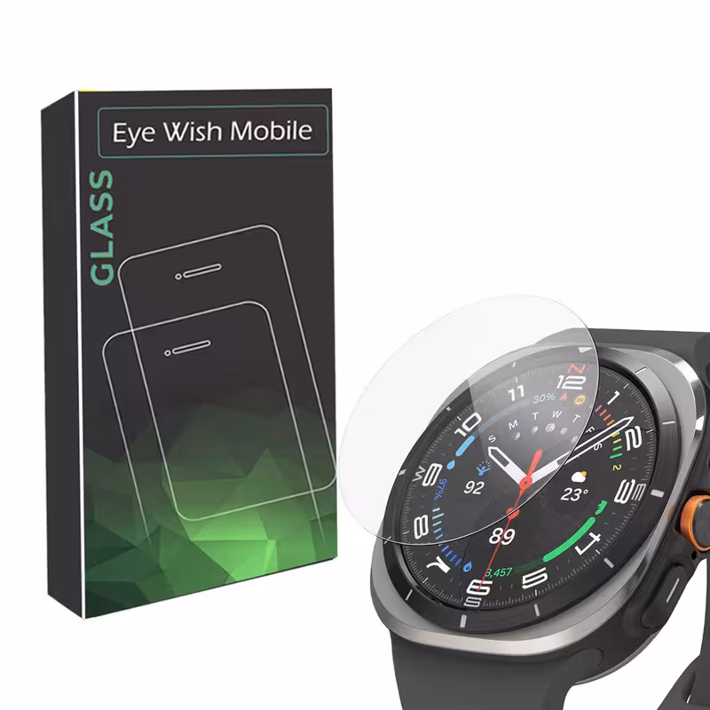 محافظ صفحه نمایش شیشه ای آی ویش مدل SH-ew مناسب برای ساعت هوشمند سامسونگ Galaxy Watch 8 Ultra 2025
