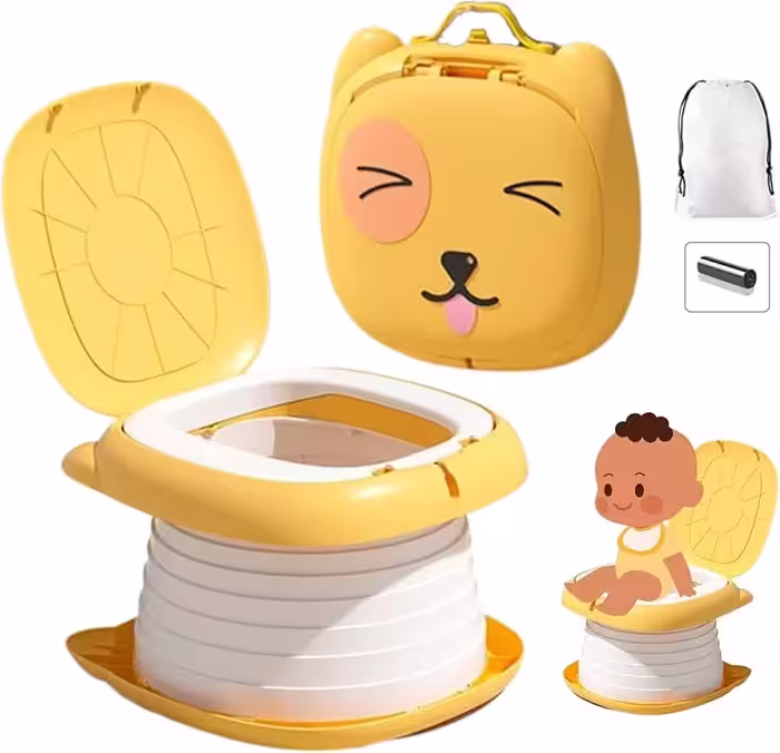 قصری لگن دستشویی همراه کودک اکاردئونی تاشو مسافرتی با کیفیت عالی    babyyuga