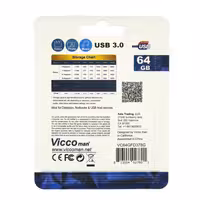 فلش 64 گیگ ویکومن ViccoMan VC378 USB3.0