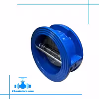 شیر چک ولو ویفری بین فلنجی (دبل پلیت) سایز 6 اینچ