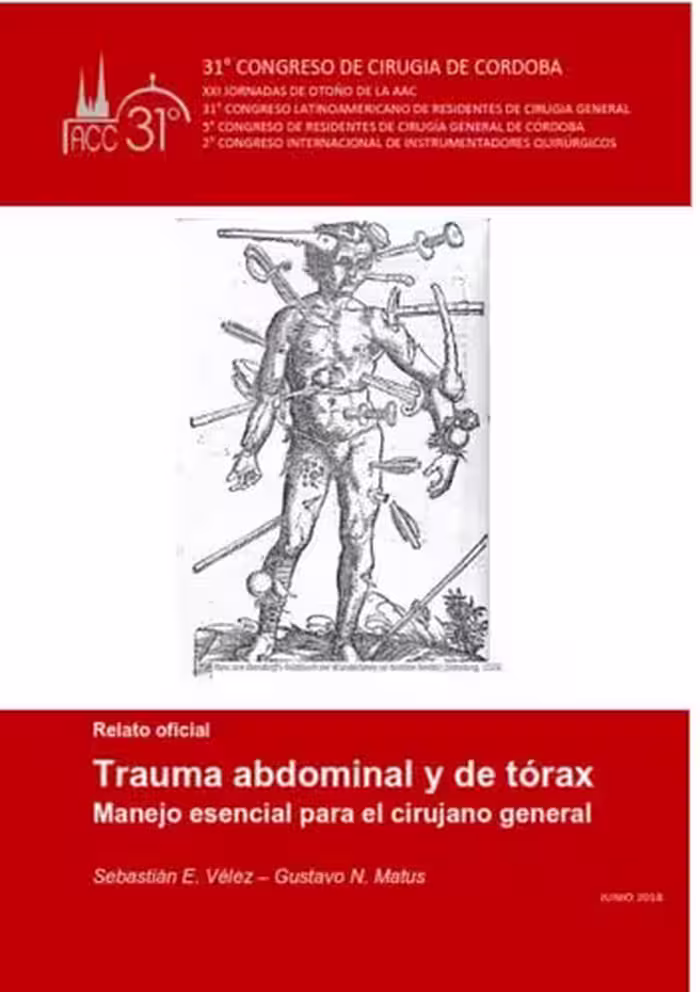 خرید و دانلود نسخه کامل کتاب Trauma abdominal y de torax: manejo esencial para el cirujano general.