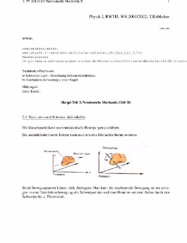 خرید و دانلود نسخه کامل کتاب Physik I (neu). 3. Newtonsche Mechanik, 2