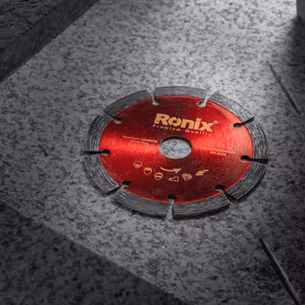 صفحه گرانیت بر 125 میلی متری با سگمنت 10 میلی متری