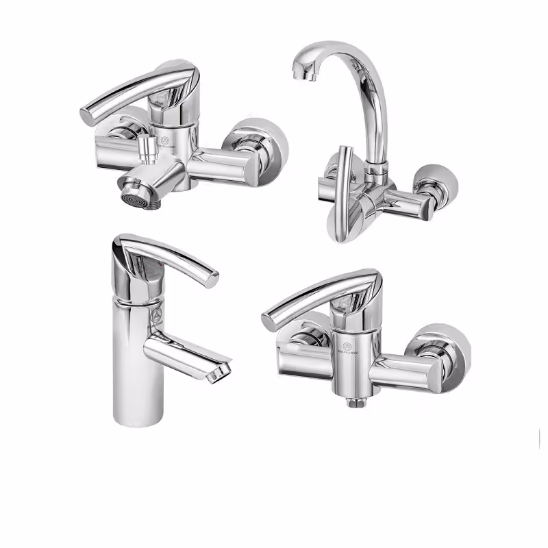 ست 4 تکه شیرآلات قهرمان مدل تنسو 2