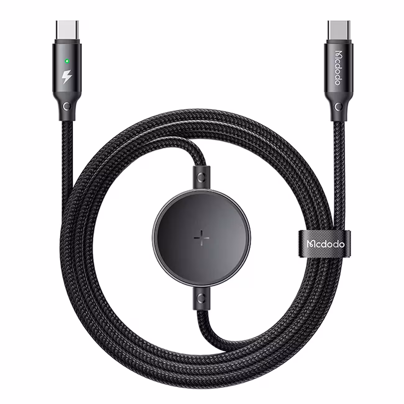 کابل Type-C به Type-C و شارژر گلکسی واچ مک دودو Mcdodo CA-417 Cable Wireless Charger توان 60 وات