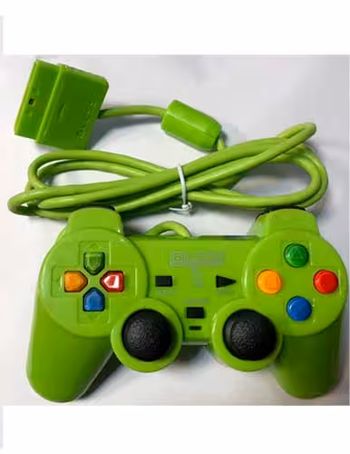 دسته بازی PS2 سبز چمنی