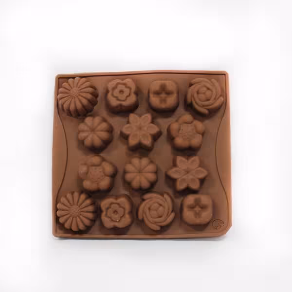 خرید قالب شکلات 14 گل