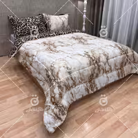 روتختی نخ کتان طرح ماربل کد 19