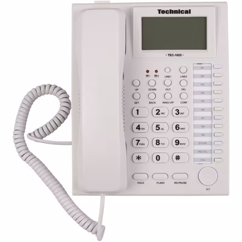 تلفن رومیزی تکنیکال مدل TEC-1025