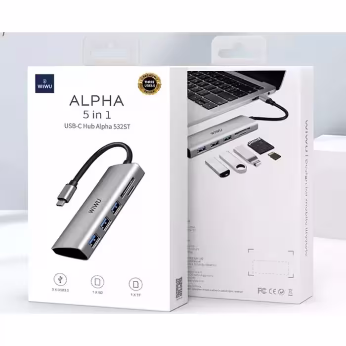 هاب پنج پورت USB-C ویوو  مدل Alpha-532ST