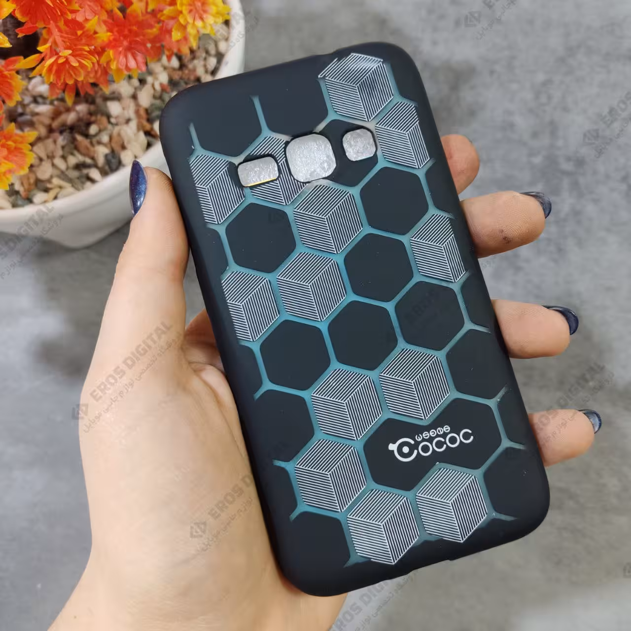 قاب گوشی Samsung Galaxy J1 2016 (J120) ژله ای زنبوری