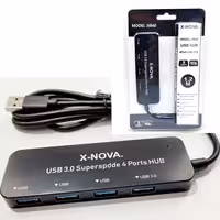 هاب 4 پورت ایکس نوا X-NOVA مدل X-840 طول کابل 1.2 متر