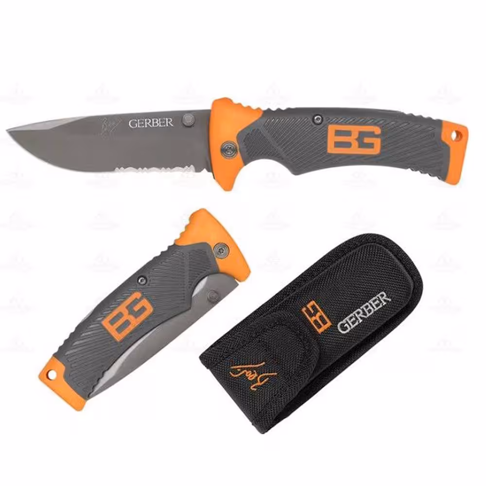 چاقو طبیعتگردی Gerberگربر تاشو113 تیغه صاف