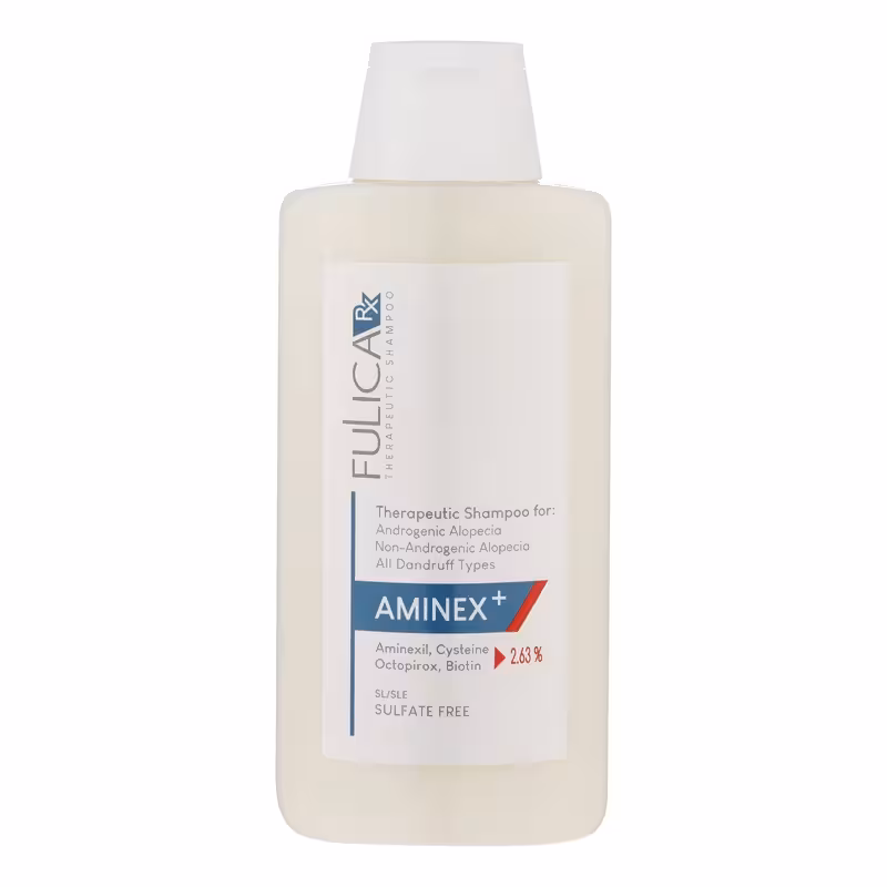 شامپو تقویت کننده و ضد ریزش مو فولیکا مدل AMINEX حجم 200 میلی لیتر