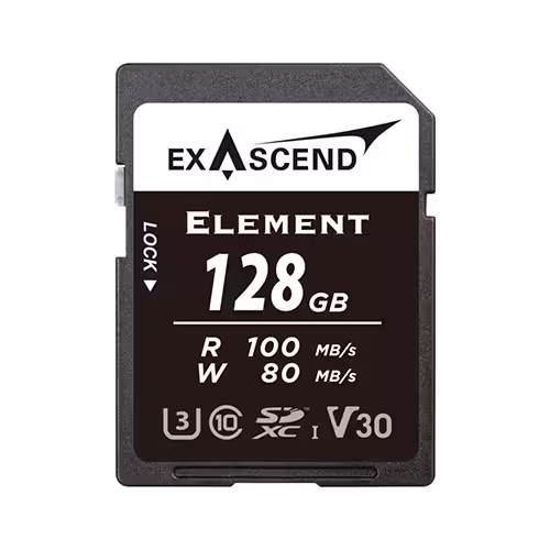 کارت حافظه SD اکساسند Exascend Element SDXC UHS-I 128GB V30