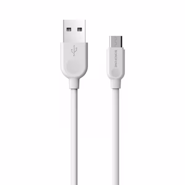 کابل تبدیل  USB به microUSB بروفون مدل BX14 طول 1 متر
