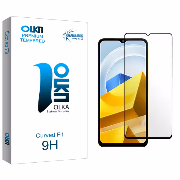 محافظ صفحه نمایش شیشه ای کولینگ مدل Olka مناسب برای گوشی موبایل شیائومی Poco M5