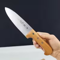 چاقو آشپزخانه اکبری دسته چوبی مدل WS22 (بسته 1 عددی)