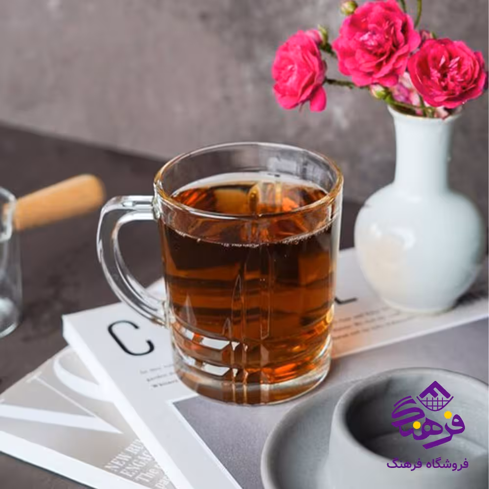 استکان ملانی دسته دار شیرینگ کاوه (12دک)