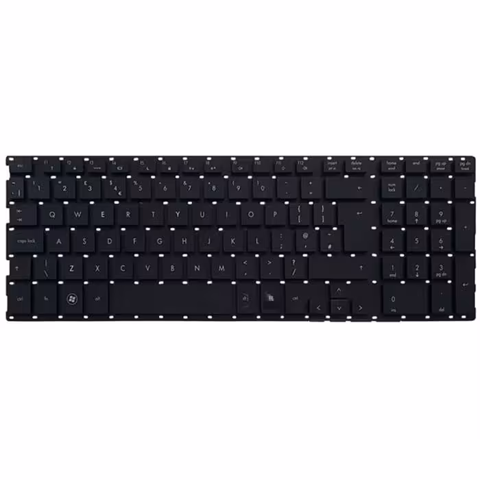 کیبورد لپ تاپ اچ پی مدل ProBook 4510 4710 مشکی اینتربزرگ بدون فریم