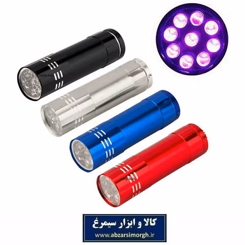 چراغ قوه LED Light با 9 لامپ ال ای دی ECG-014