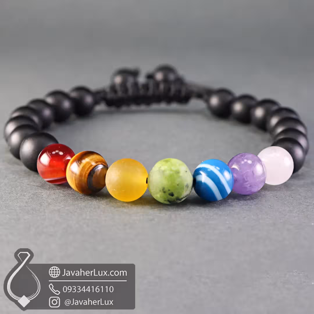 دستبند هفت سنگ چاکرا _ کد : 400486