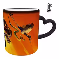 خرید ماگ-لیوان حرارتی  دسته ساده  پاندا کونگ فو کار کد 12
