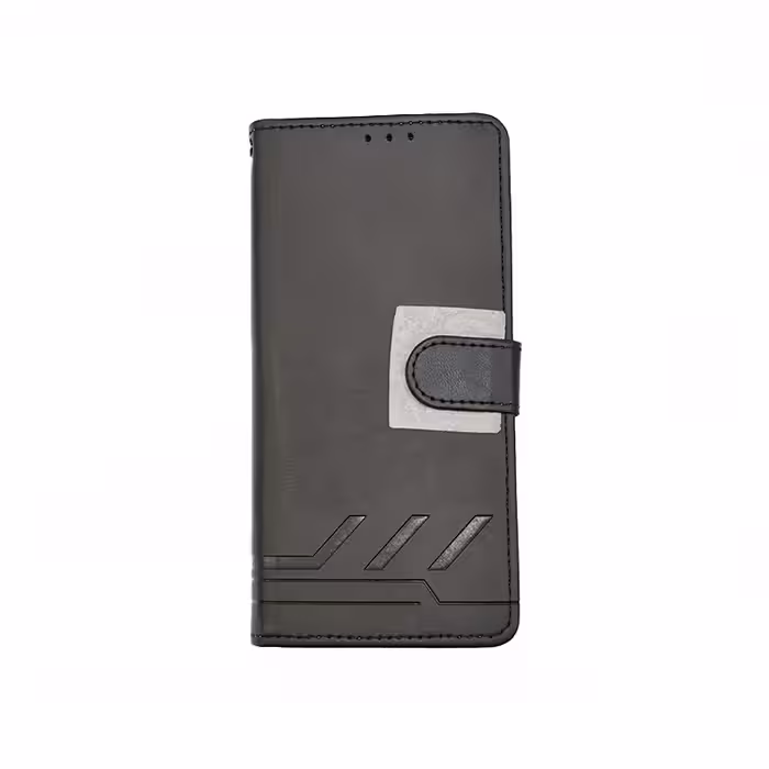 قاب گوشی سامسونگ Samsung A25 5G کیف کتابی چرم مگنتی جاکارتی و بند دار