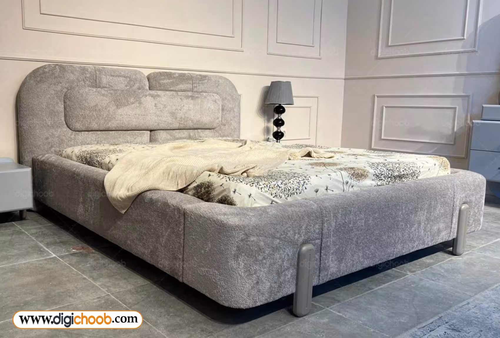 تخت خواب دو نفره مینیمال هیران - خرید اقساطی