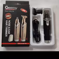 گوش بینی زن و بینی زن Geemy 
استفاده ب صورت شارژی و برق مستقیم
دارای شانه و فرچه تمیز کننده
