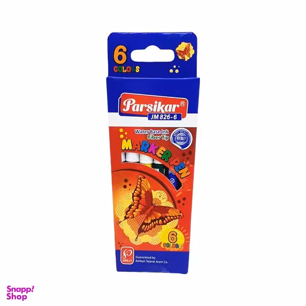 ماژیک 6 رنگ پارسی کار مدل JM 826-6
