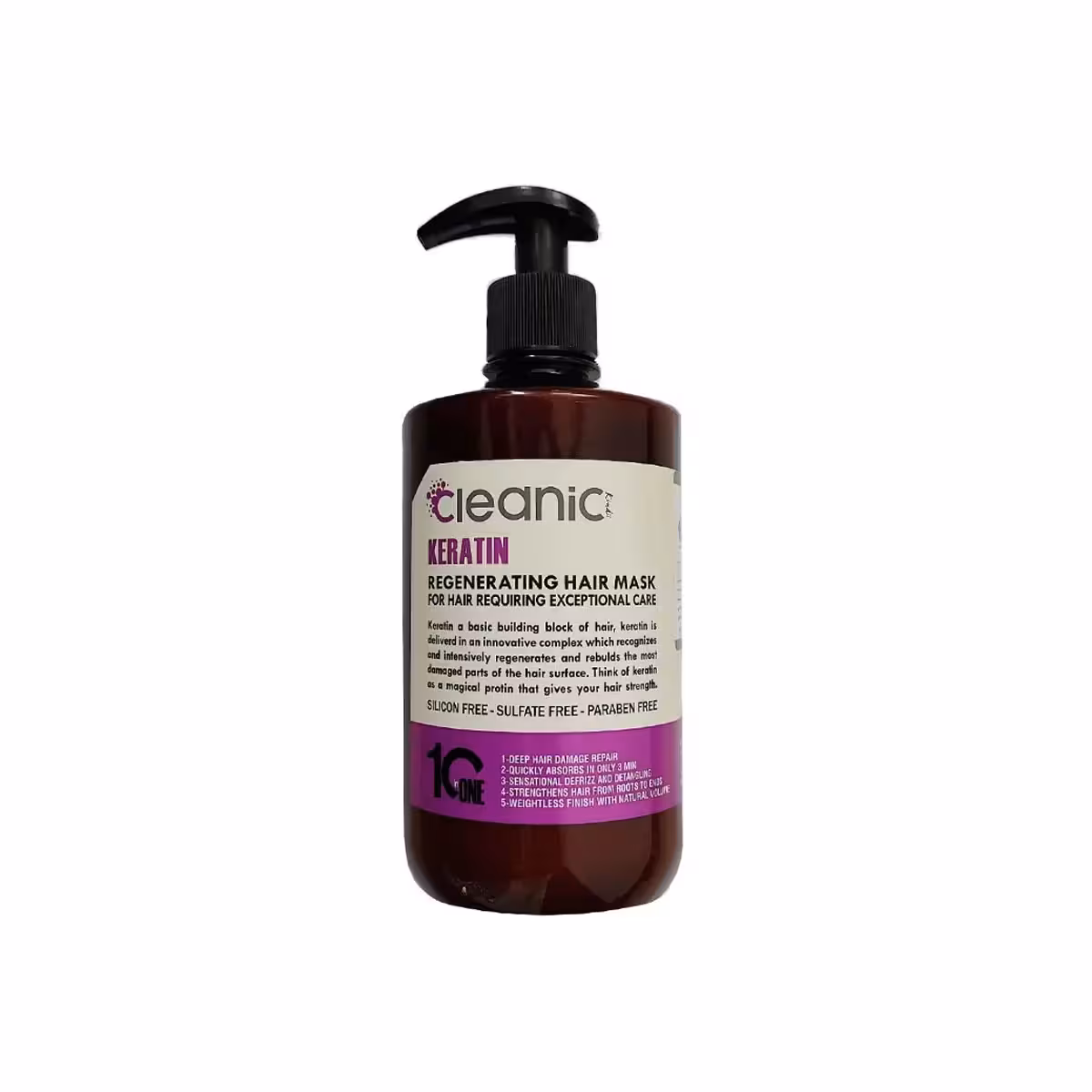 ماسک پمپی داخل حمام کراتین کلینیک کیندی