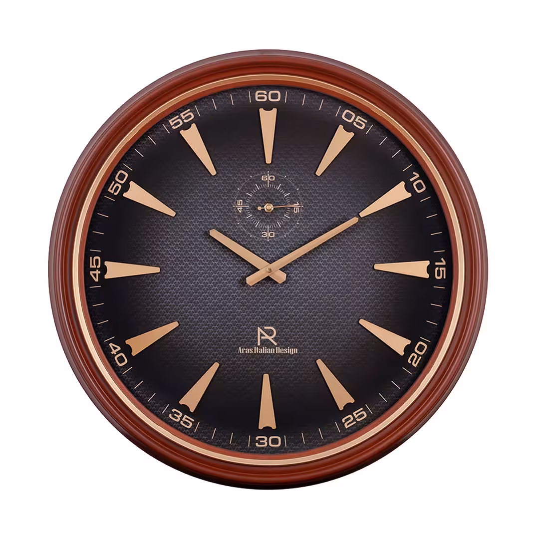 ساعت دیواری 702 مشکی
