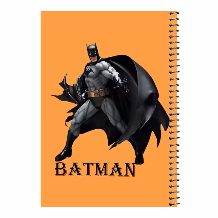 دفتر مشق 80 برگ اس جی مدل بتمن کد 22