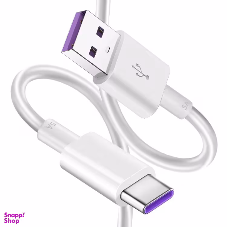 کابل تبدیل USB به Type-C هوآوی مدل Super Charge 5A طول 1 متر