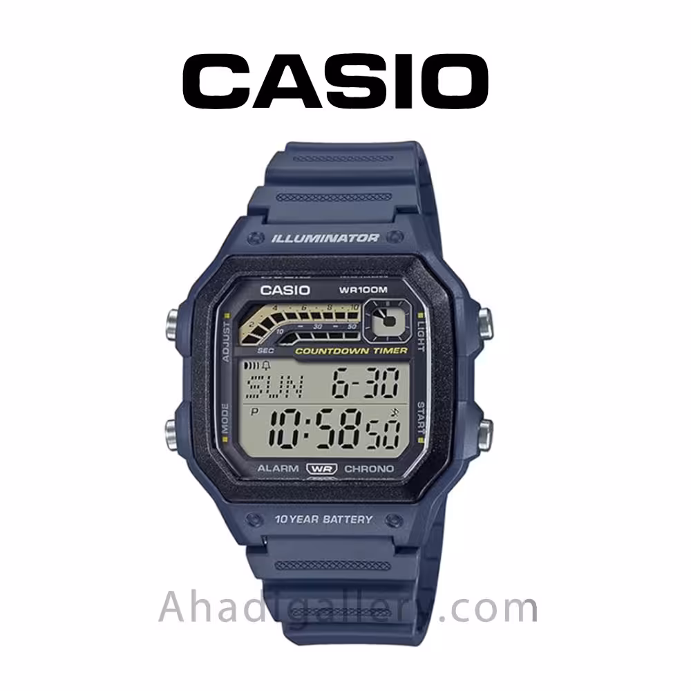 ساعت مچی کاسیو مدل ws-1600h-2avdf