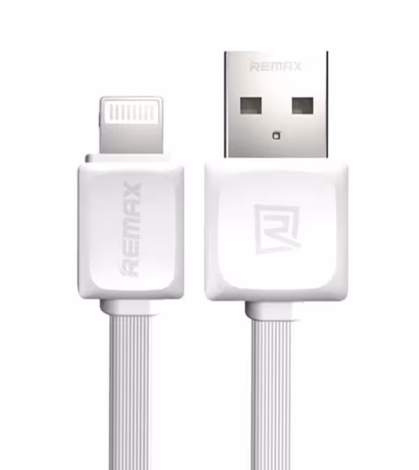 کابل اصلی اپل فست مدل ریمکس Rc-008i برای شارژ و انتقال فایل ایفون REMAX Fast Charge Data Cable For iPhone USB RC-008i