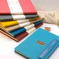 دفتر خطی ایمان جلد چرمی و سخت اروپایی 9914 Iman hard cover notebook medium