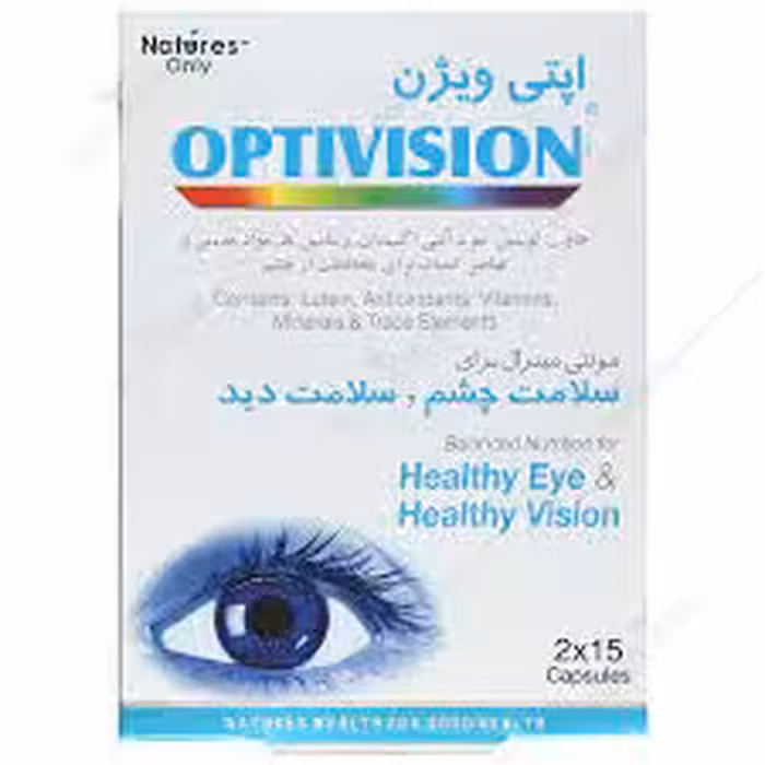 کپسول اپتی ویژن نیچرز اونلی 30 عدد