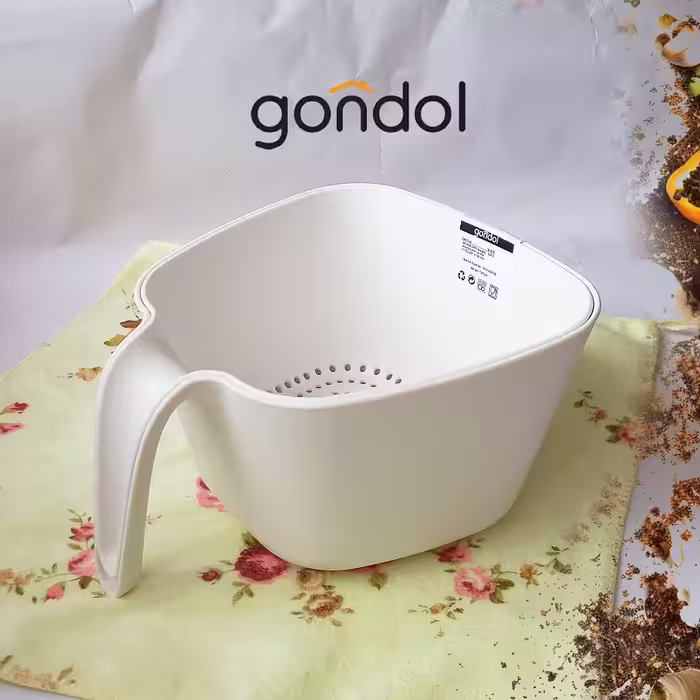 کاسه و آبکش گوندول سفید کد 576