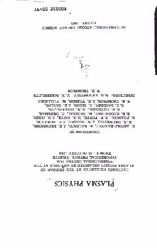 خرید و دانلود نسخه کامل کتاب Plasma Physics