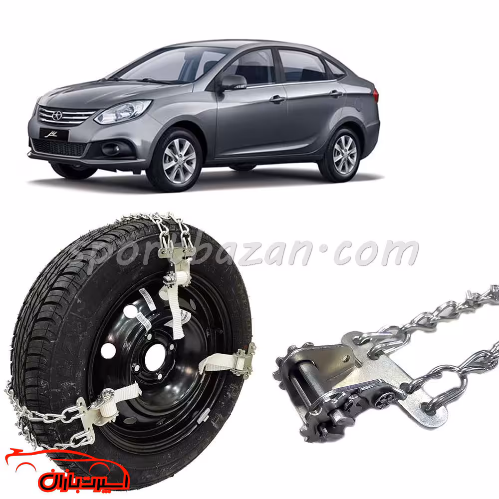 زنجیر چرخ کمربندی ضامن دار جک J4 -قفل جغجغه ای ترک