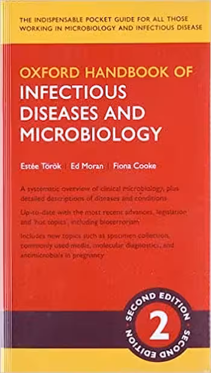 خرید و دانلود نسخه کامل کتاب Oxford Handbook of Infectious Diseases and Microbiology (2nd Edition) - Orginal Pdf