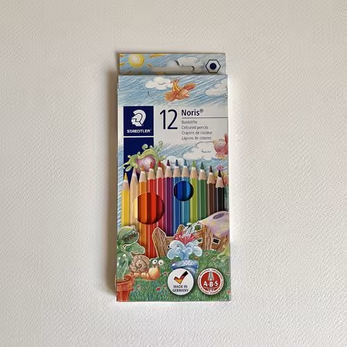 مداد رنگی 12 رنگ استدلر جعبه مقوایی (STAEDTLER)