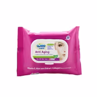 دستمال مرطوب وی کر مدل New Anti Aging بسته ۲۰ عددی