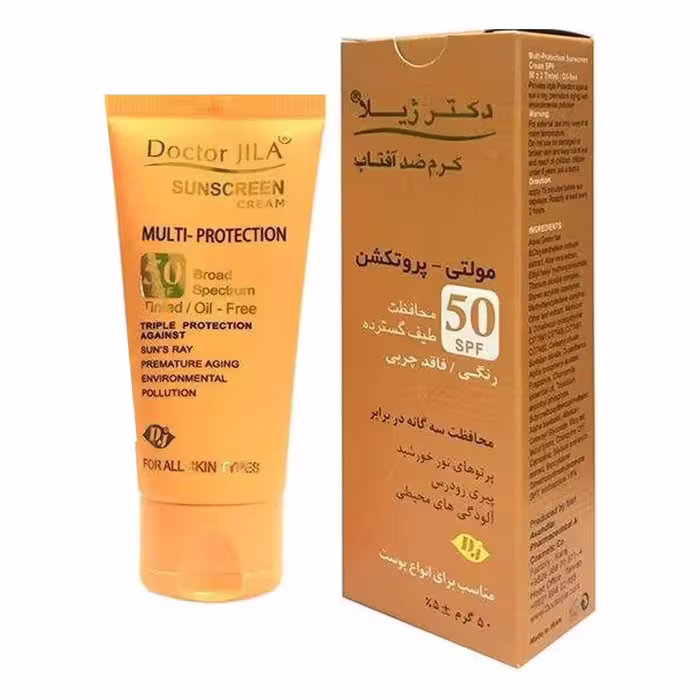 دکتر ژیلا ضدافتاب 50 رنگی مولتی پروتکشن