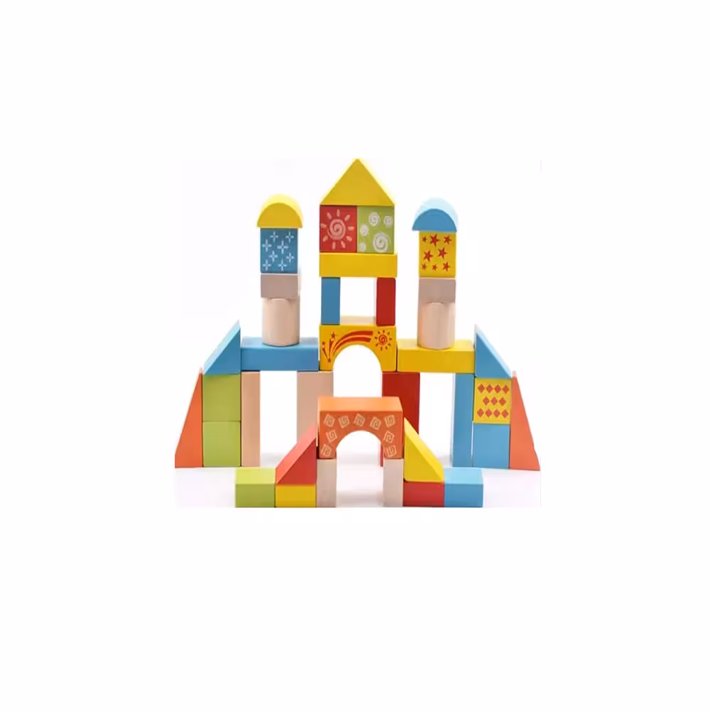 بریکس چوبی 40 قطعه WOODEN TOYS