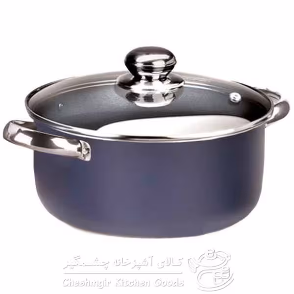 قابلمه زرساب با در شیشه‌ای مدل OR-420-G سایز 20