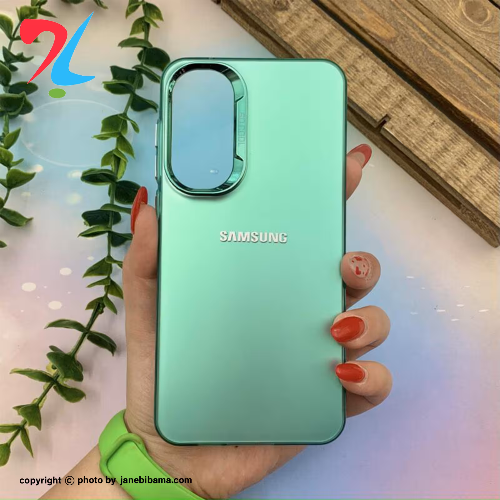 قاب اسپورت سوکول سامسونگ مدل so cool samsung galaxy A35 - سبز